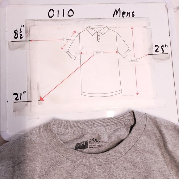 Young And Reckless Graphic Short Sleeve T Shirt Adult Mens Size Large L Gray Red - Picture 8 of 8